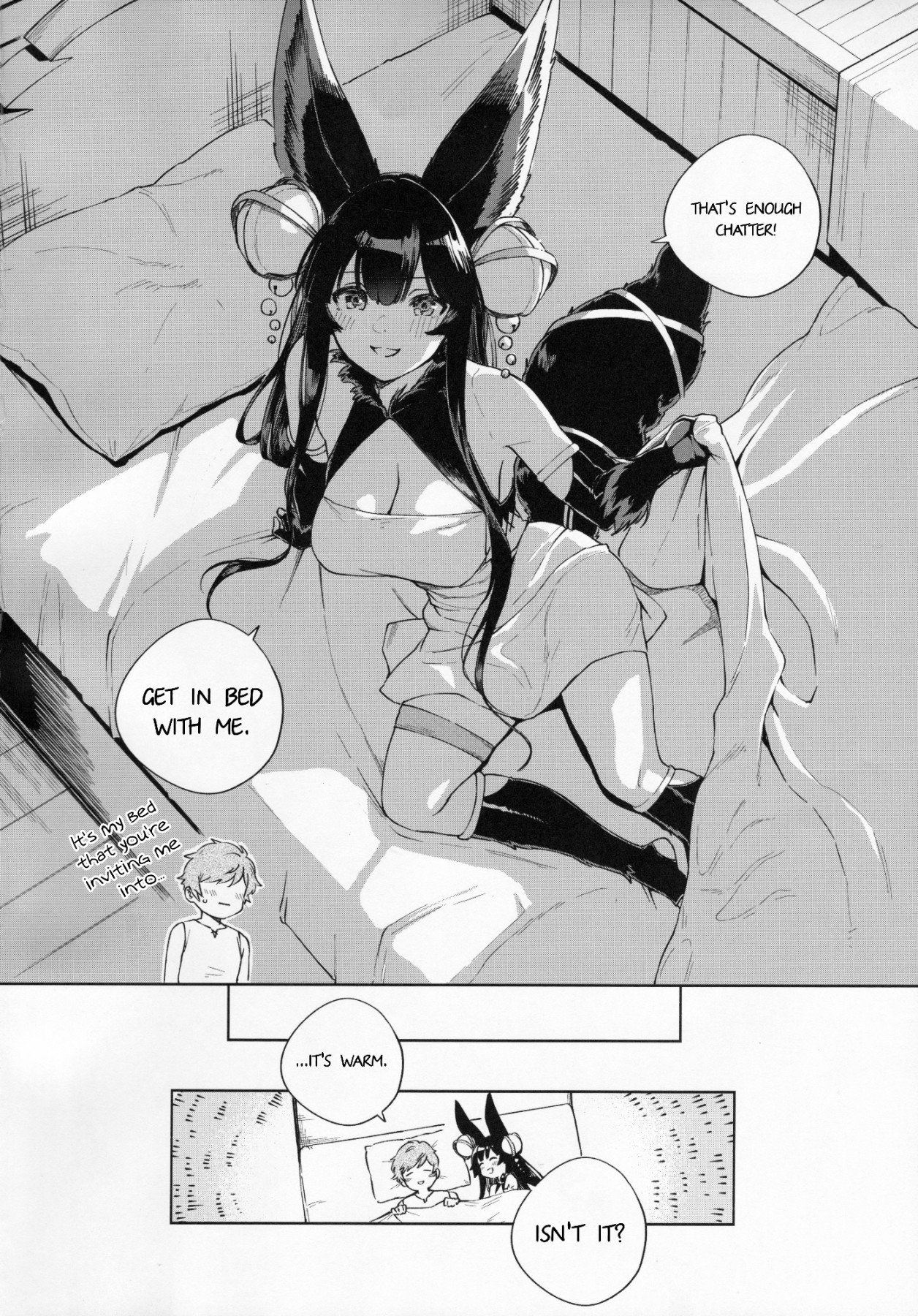 Hentai Manga Comic-Sleeping Together With Yuel-Read-3